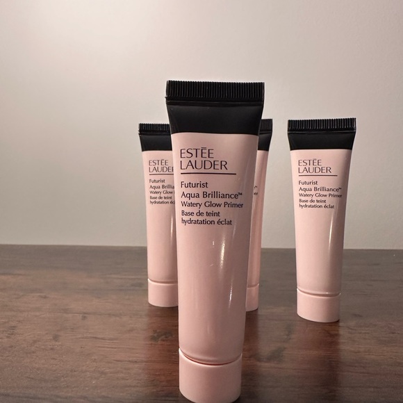 4X Estee Lauder Futurist Aqua Brilliance Watery Glow Primer 0.5 oz 15 ml Travel - Picture 3 of 6